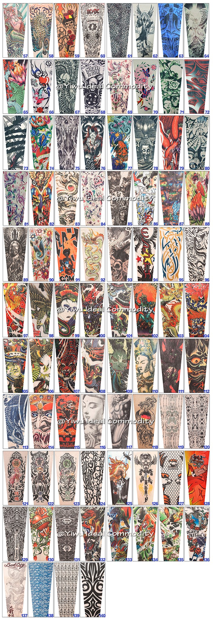 漫画のデザイン一時的な腕の入れ墨スリーブ用キッズ 問屋・仕入れ・卸・卸売り