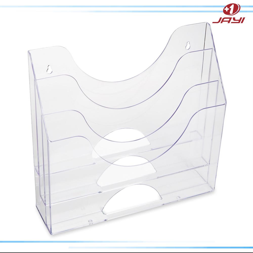 High Quality Custom A4 Clear Plastic Document Holder/wall Mount