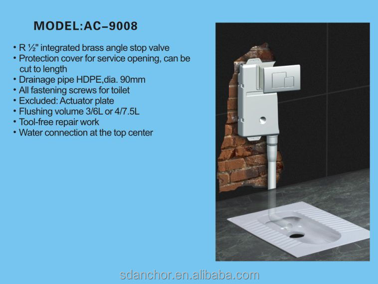 隠しフラッシュ水槽壁用金属フレームac-9009でトイレをハングアップ問屋・仕入れ・卸・卸売り