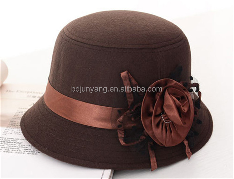 fashion style cheap wholesale lady derby hat lady