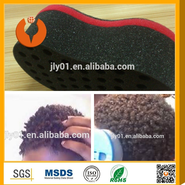 barber hair salon styling hair twist sponge with holes