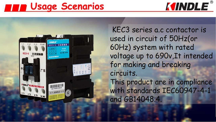 KEC3C Series 380v ac electrical contactor