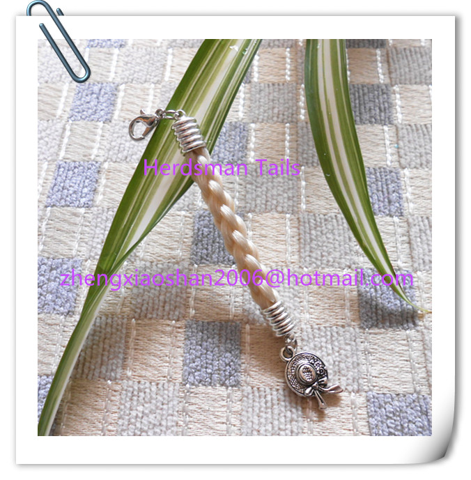 Horse hair keychain-9