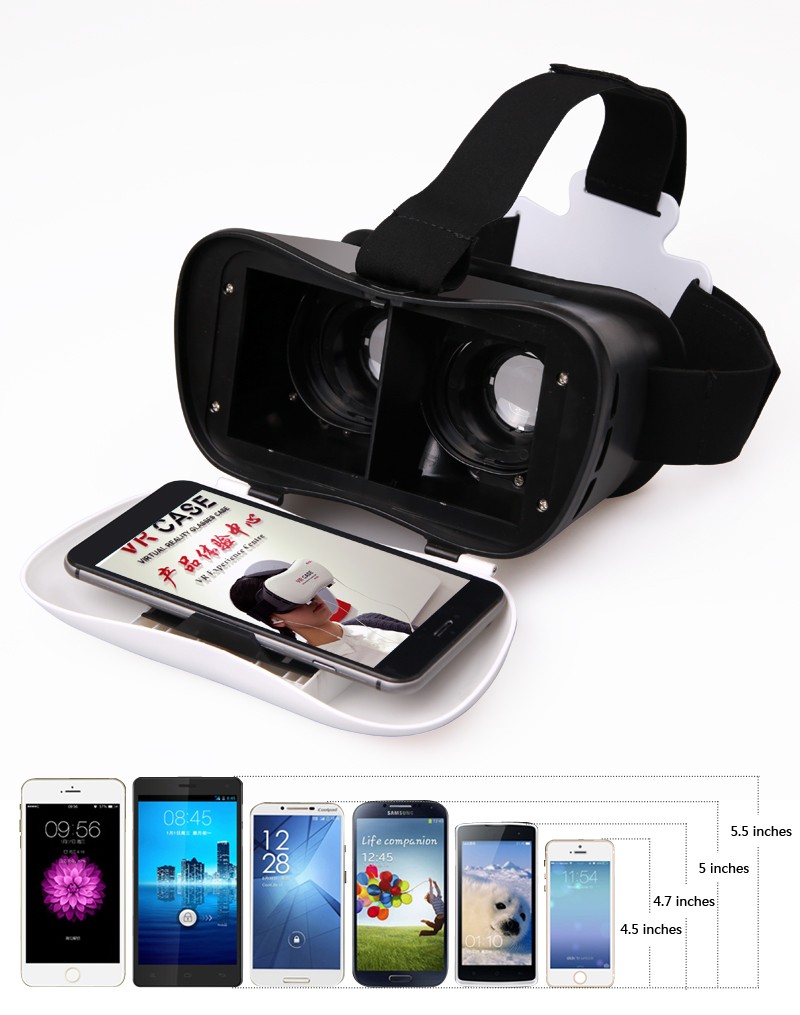 2016新バージョンvr仮想現実ヘッドセット3d vrメガネ用スマートフォン仕入れ・メーカー・工場