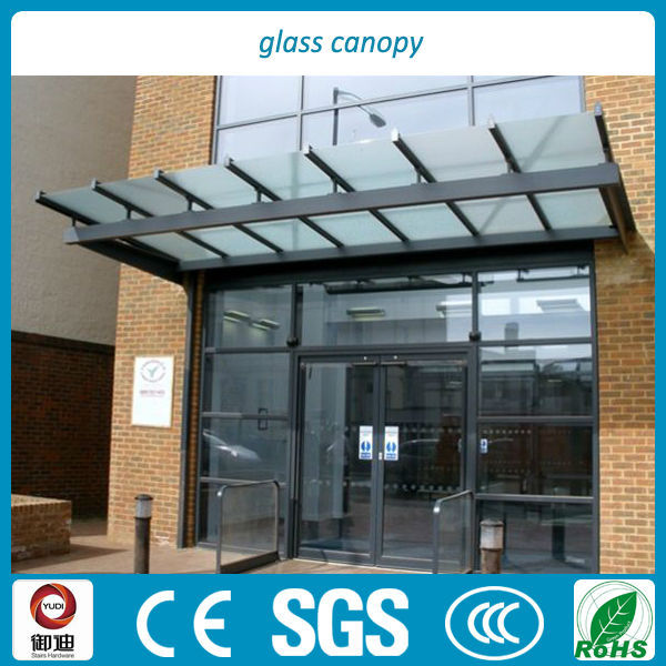 High Quality Outdoor Tempered Glass Canopy For Front Door Buy