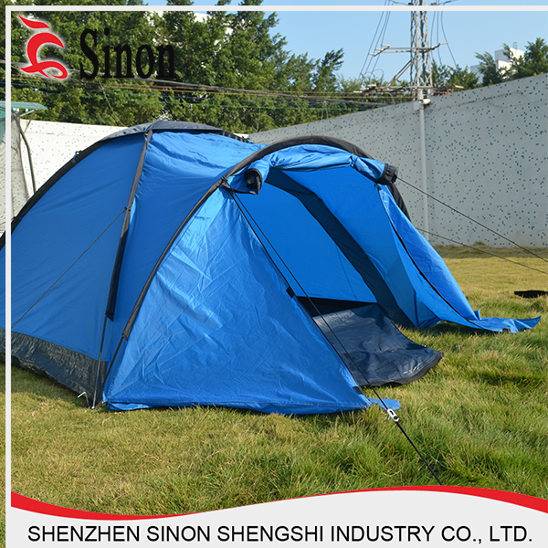 シンプルで実用的な屋外テント二重層テントキャンプ200*150*1104人用テント仕入れ・メーカー・工場