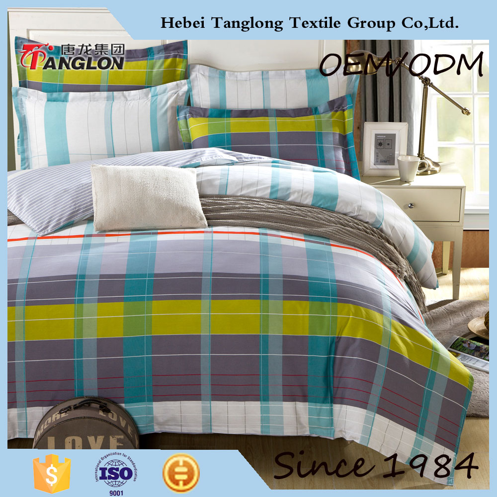 2015 wholesale egyptian cotton bed linen 100% cotton quilt cover