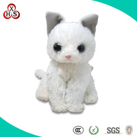 soft toy black and white cat