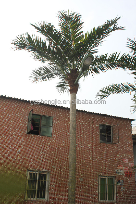 SJAZZY831 outdoor decorative coconut tree , high quality artificial coconut tree