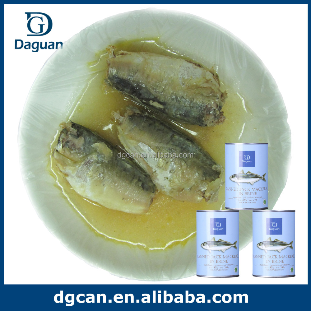 425g canned jack mackerel in brine