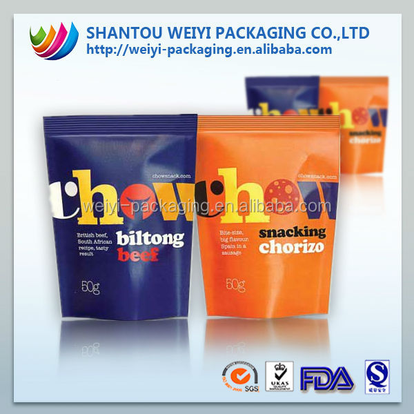 resealable standing pouch for cinnamon raisin granola packaging