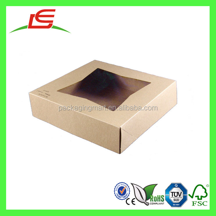 Pie Boxes Wholesale. SafePro 10103, 10x10x3Inch Cardboard Cake Boxes