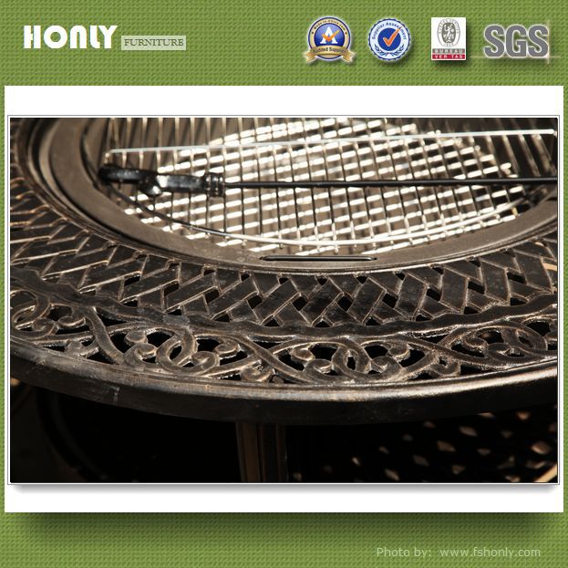 Barbecue table and chairs outdoor metal garden furniture garden furniture