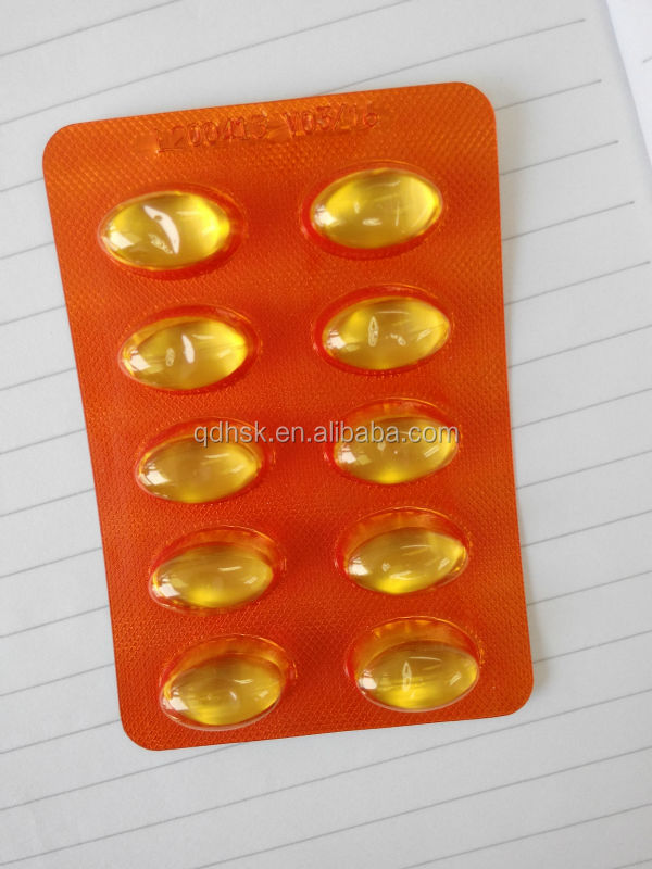 GMP natural Vitamin E soft capsules