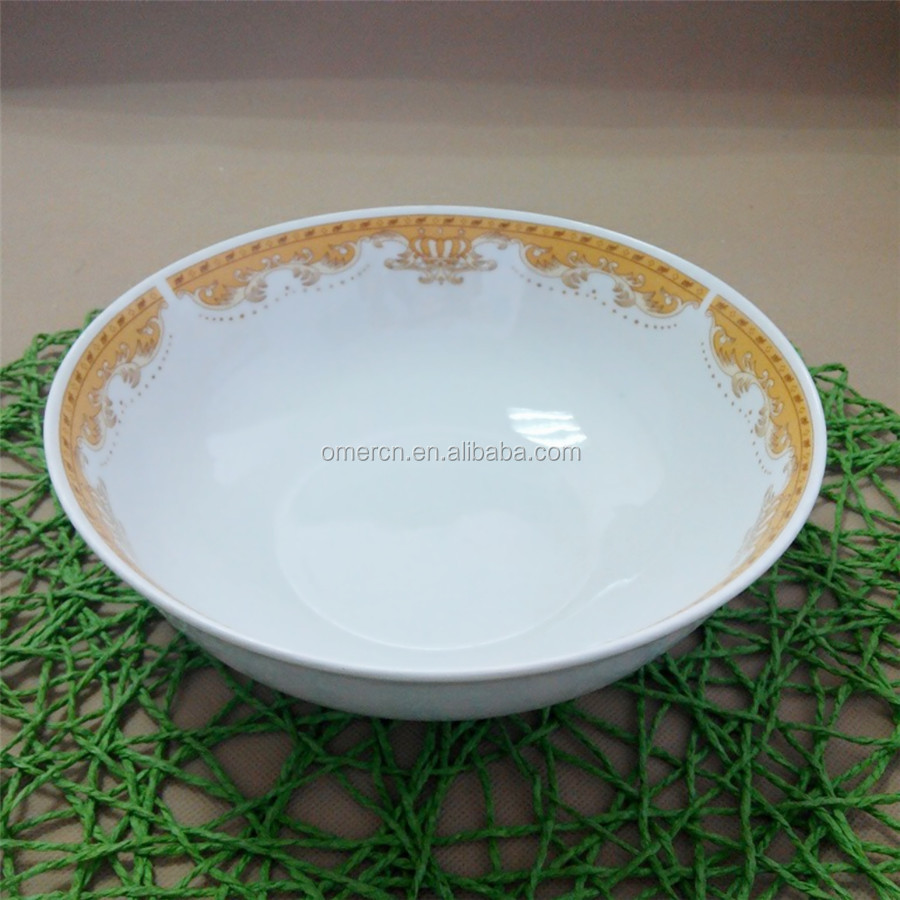 新しいデザインモロッコプレートとボウル/ceramicプディングボウル金王冠付きフルデカール仕入れ・メーカー・工場