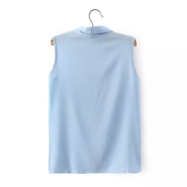 Blusas femininas 2016新しい ファッション女性の カラフル な v ネック夏シフォン ブラウス かわいい ノースリーブ シャツカジュアルスリムブランド の トップス仕入れ・メーカー・工場