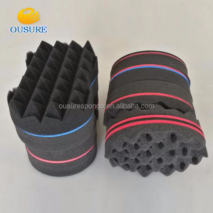 good quality dreads locking twist sponge/hair curl sponge brush