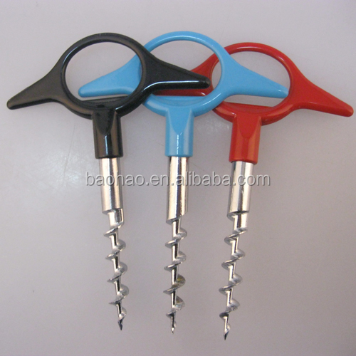 Red Wine corkscrew and Rabbit corkscrew set with black corkscrew and foil cutter