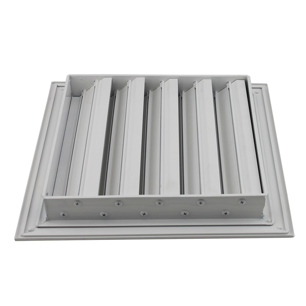 Hot Sale Price Of Glass Louver Powder Coating Prefabricated Fixed