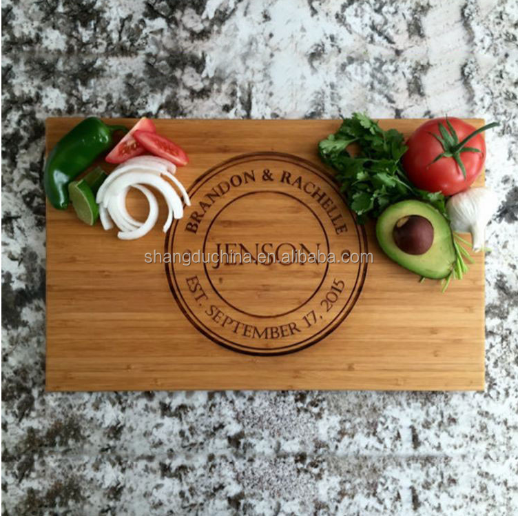 personalized engraved delicacy bamboo pizza plate chopping block