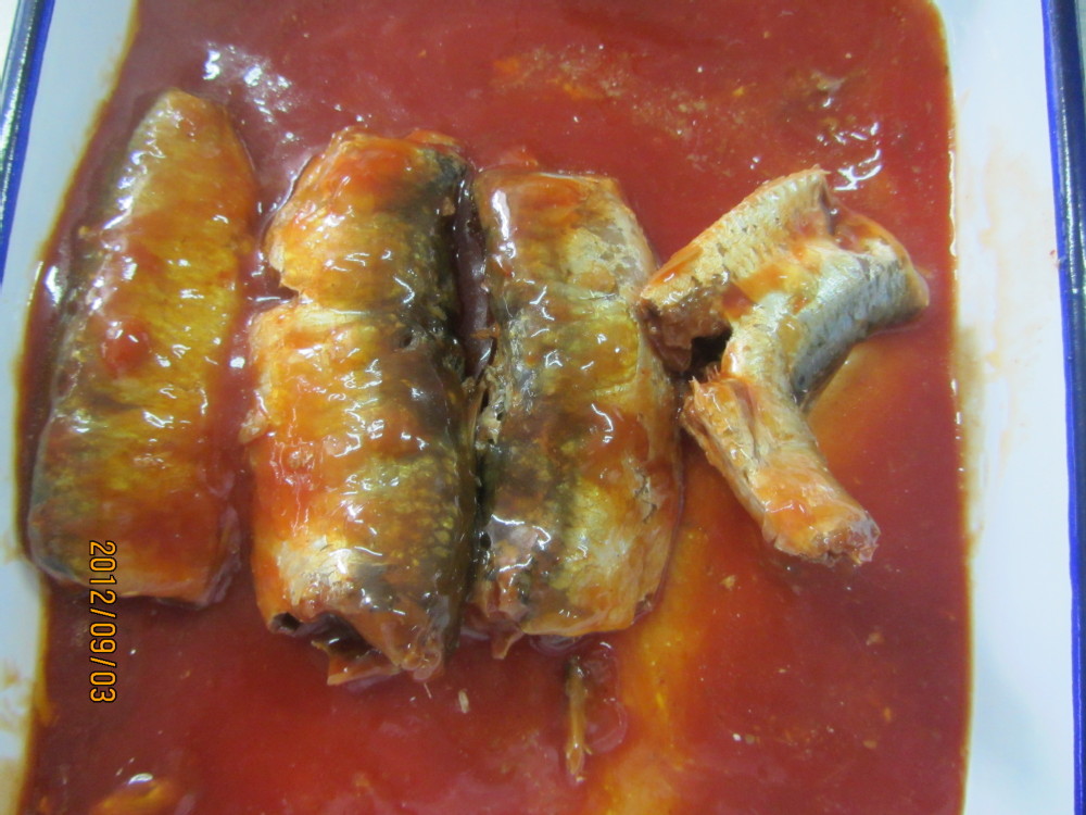 Canned Mackerel with tomato juice