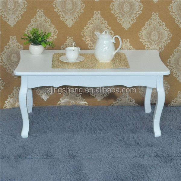 美しい光沢のある白いレトロプロヴァンスの自然なホット販売テーブル仕入れ・メーカー・工場