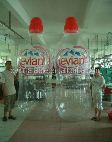 2014 Custom giant inflatable champagne bottle for promotion