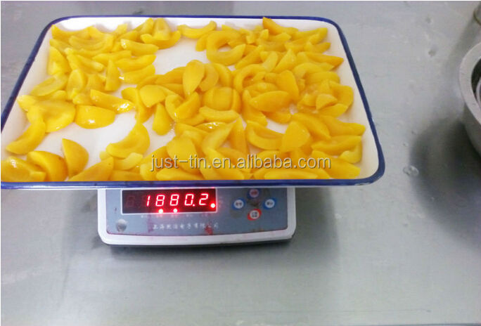 2014 fresh canned yellow peach in syrup