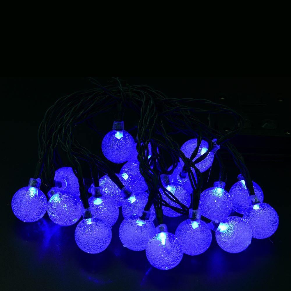 4.8m20leds Solar Bubble Ball String Light,Solar Powered Decoration Garden Ball Light,Led Garden ...