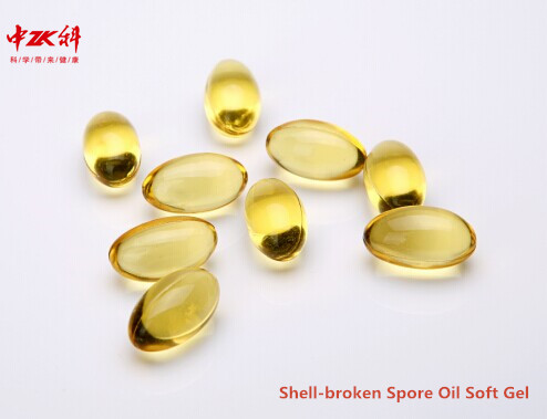 Herbal Ganoderma Lucidum Shell-broken Spore Oil Soft Gel
