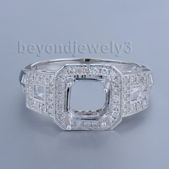 Luxury Ring Settings Without Stones For Men Natural 14k Gold Diamond