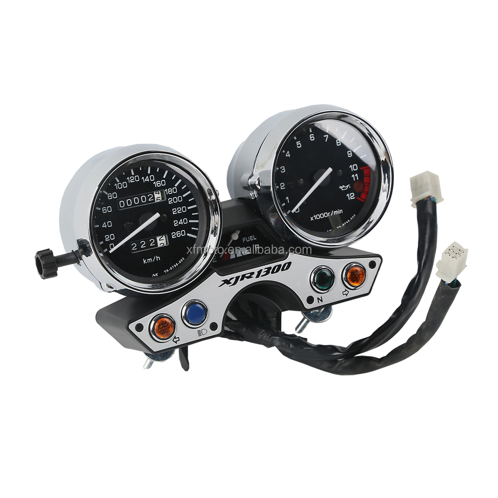 Motorcycle Speedometer Tachometer Gauges KM/H For Yamaha XJR1300 1989-1997 260 