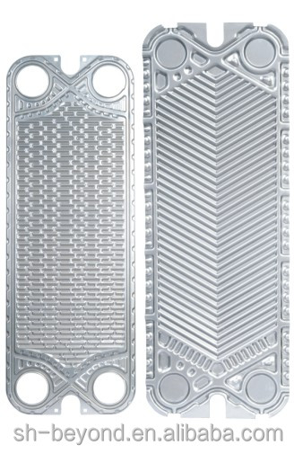 Plate heat exchanger,Yogurt plate cooler with large gap02
