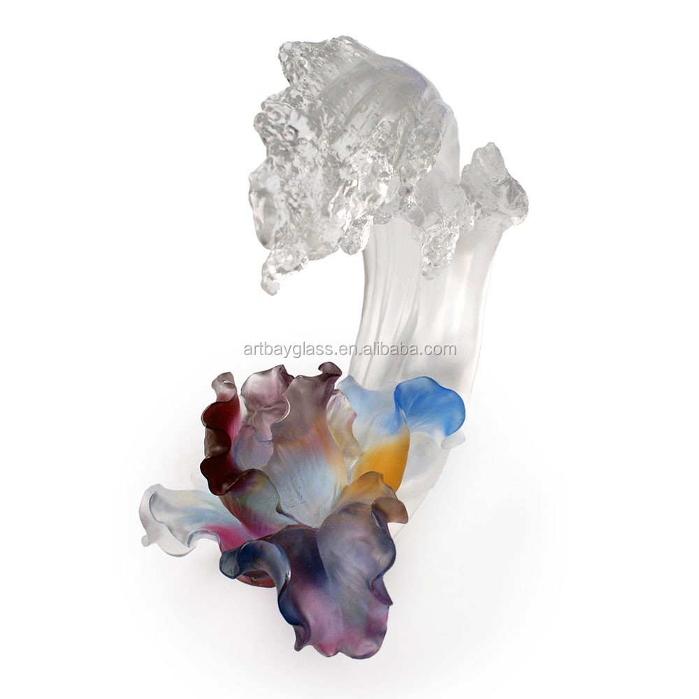 Artbay クリスタル ガラス パテ · ド · ヴェール波形装飾花スタンド仕入れ・メーカー・工場