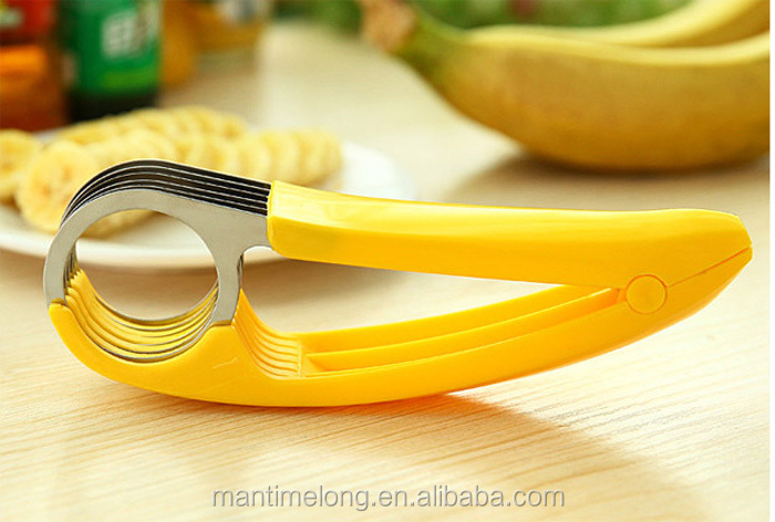 Home Kitchen Tool Vegetable Peeler Salad Slice Stainless Steel Banana  Cutter Chopper Fruit Cutter Cucumber Knife