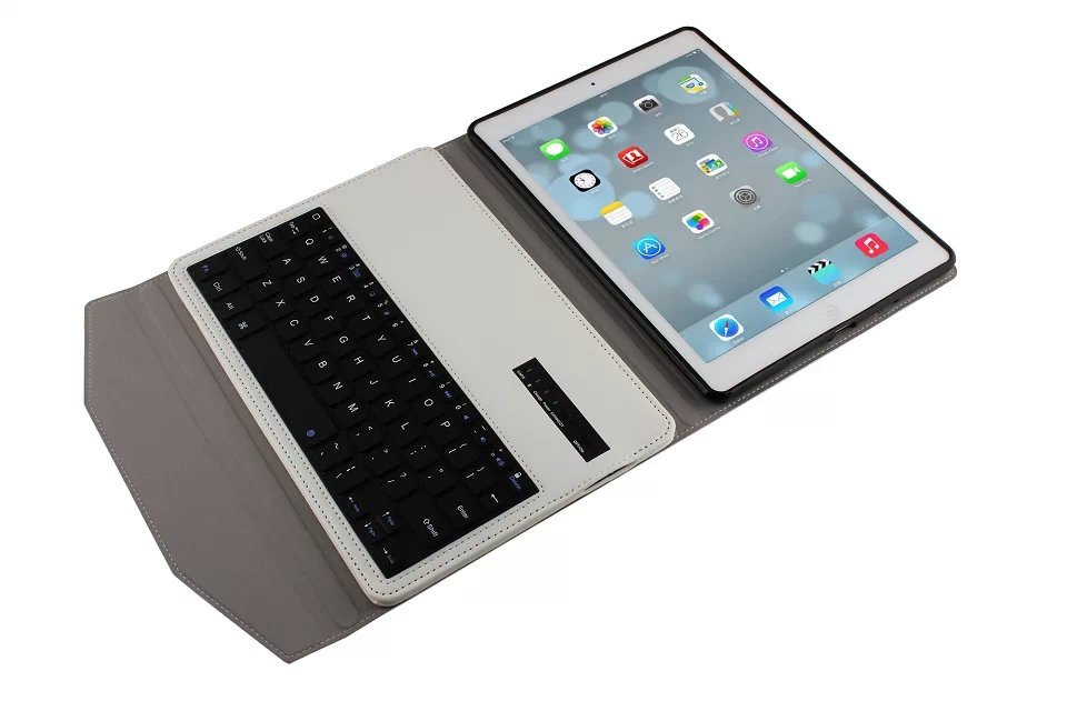 カラフルなスマート磁気カバーケース無線bluetoothのキーボードとipad用の空気問屋・仕入れ・卸・卸売り