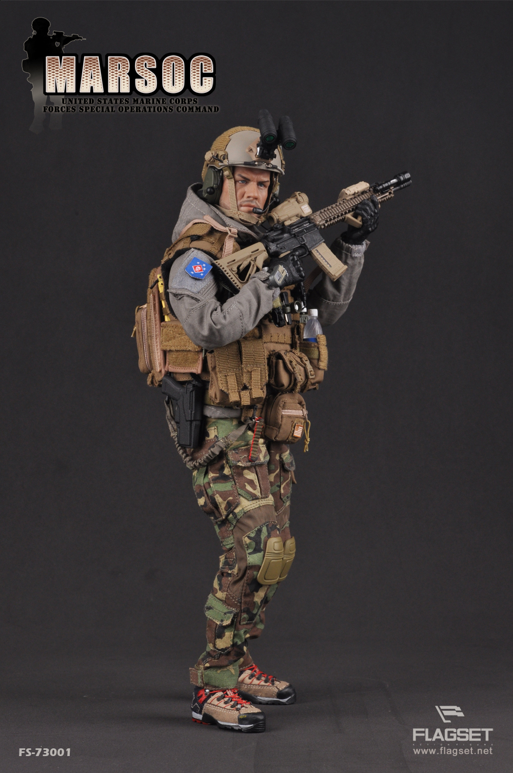 Oem Military 12" Action Figure With 1/6 Scale Body Buy 1/6 Action
