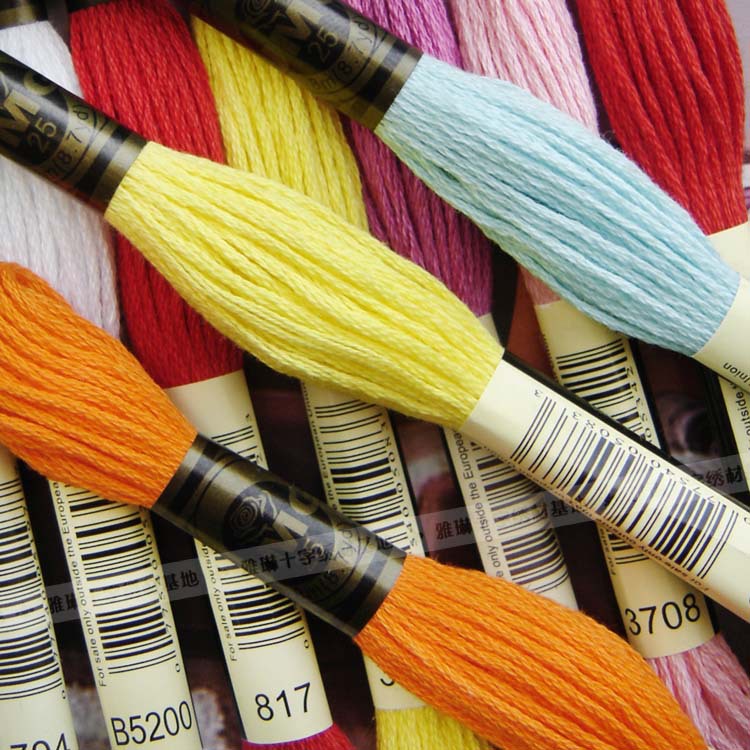 Jmg ブランド木綿糸100% コットンクロスステッチ糸刺繍木綿糸で 447 dmc色仕入れ・メーカー・工場