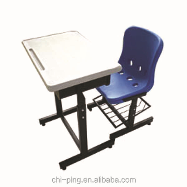 学校折り畳み式の研究の椅子調整可能なデスク学習机と傾いた仕入れ・メーカー・工場