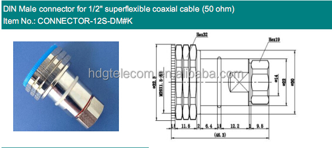 『1/2din( 7月16日) superflexiblerfプラグコネクタ仕入れ・メーカー・工場