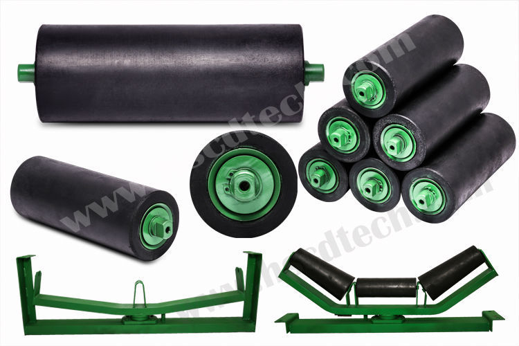 Conveyor Drive Roller Rubber Impact Roller For Conveyor System Buy