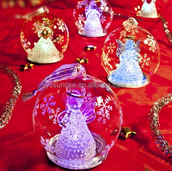 クリスマスの装飾ガラスの天使の装飾問屋・仕入れ・卸・卸売り
