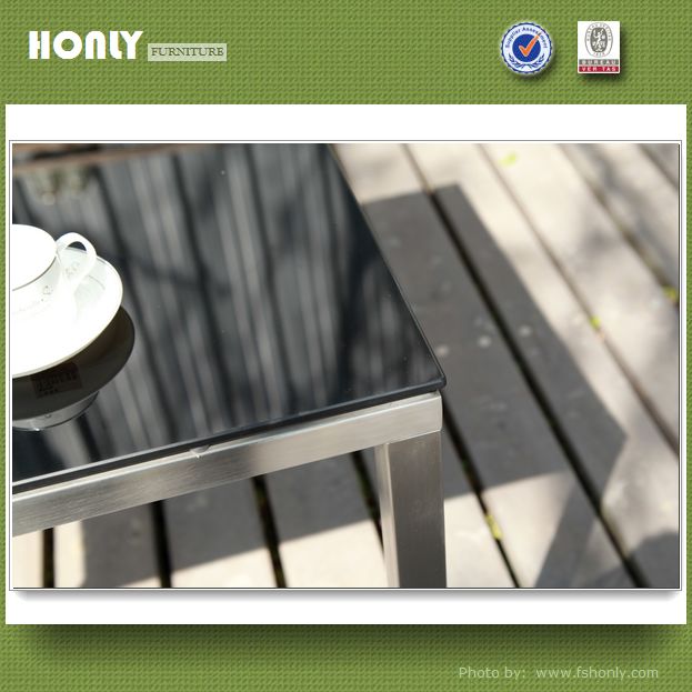 KD leisure outdoor table square stainless steel outdoor table