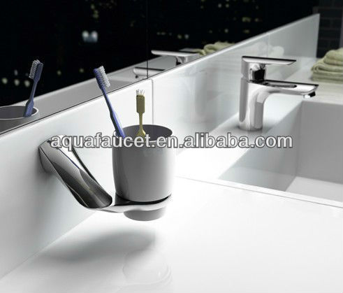 セラミックデザインラウンドダブル・二重/twoカップクロム真鍮浴室のタンブラーホルダー仕入れ・メーカー・工場