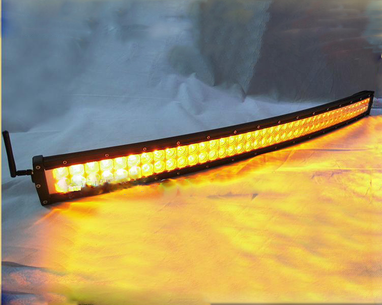 Auto Remote Control Curve Yellow Flashing Off Road Led Light Bars 300w