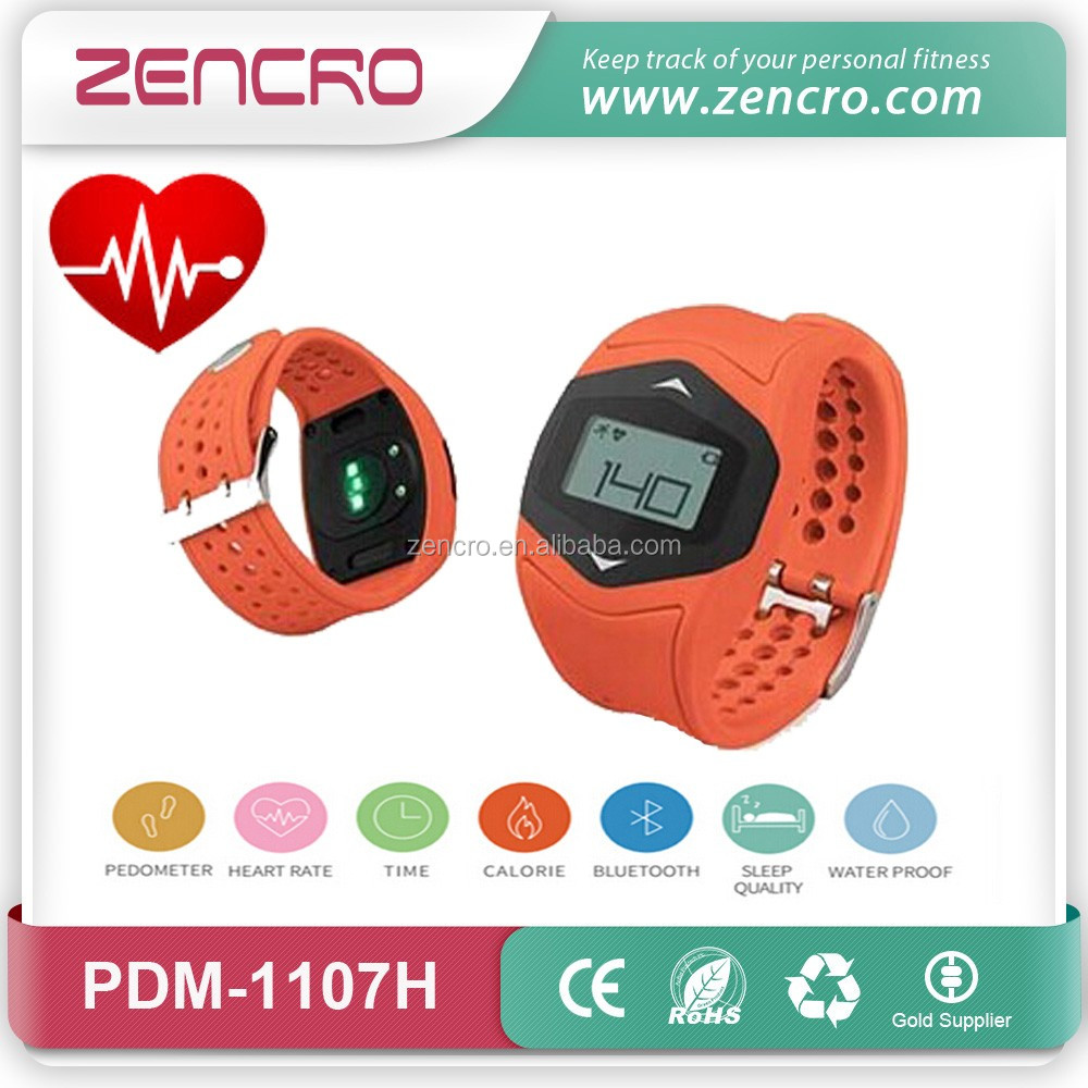 Zencro最新ムーティ機能fitbit充電hr心拍数モニターbluetooth veryfitスマートリストバンドブレスレット仕入れ・メーカー・工場
