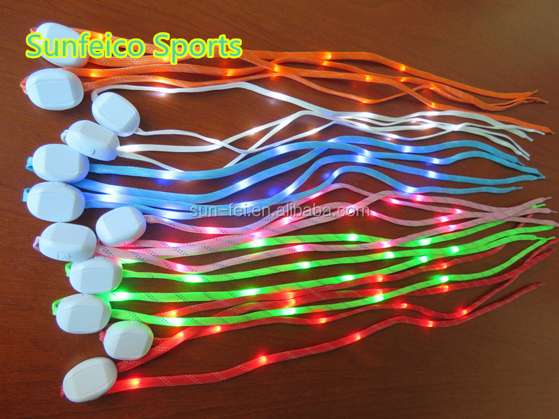 Ledライトアップshoelaces~flashヒップホップダンスパーティー用靴紐サイクリングハイキングskating~7色をご利用いただけ仕入れ・メーカー・工場