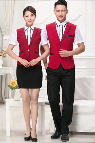 ホテルフロント均一/ホテル受付作業着/レセプション制服デザイン/制服レセプションスタッフ/ホテル制服仕入れ・メーカー・工場