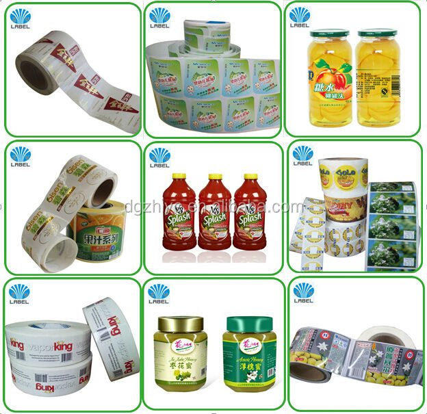 Automatic dispenser roll printing red wine labels