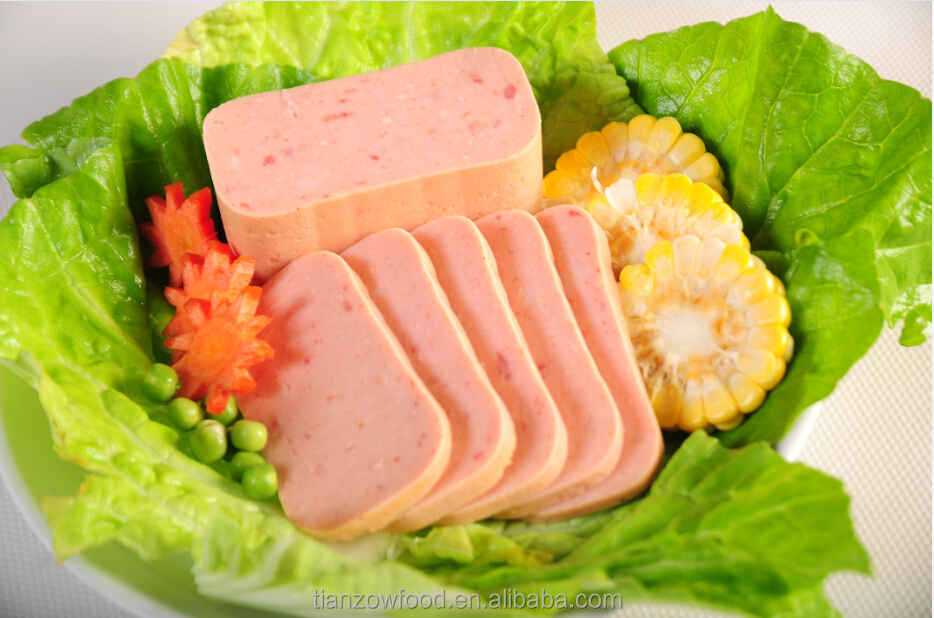 397g Canned Meat Pork luncheon Meat in Round Tin
